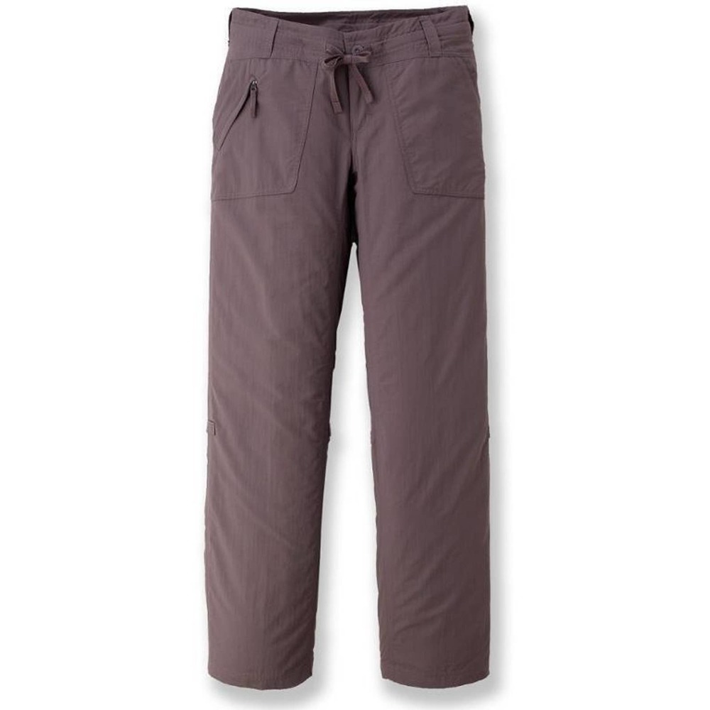 The North Face Horizon Tempest Pants Womens 4 Regular Gray Roll Up Cuff Hiking